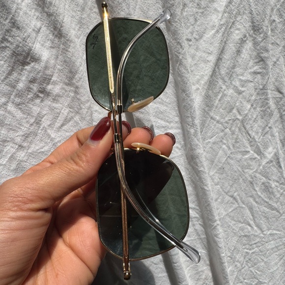 Ray-Ban Hexagonal Gold Sunglasses - Picture 4 of 7